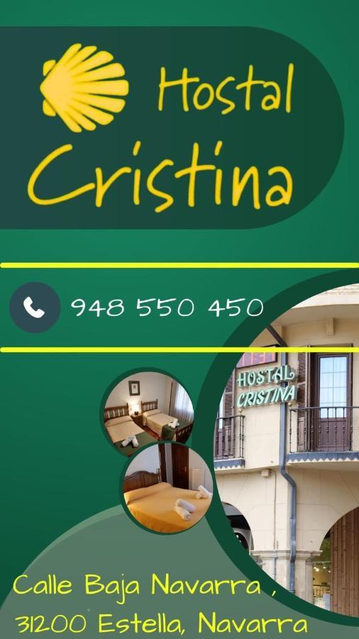Hostal Cristina Estella Exterior foto